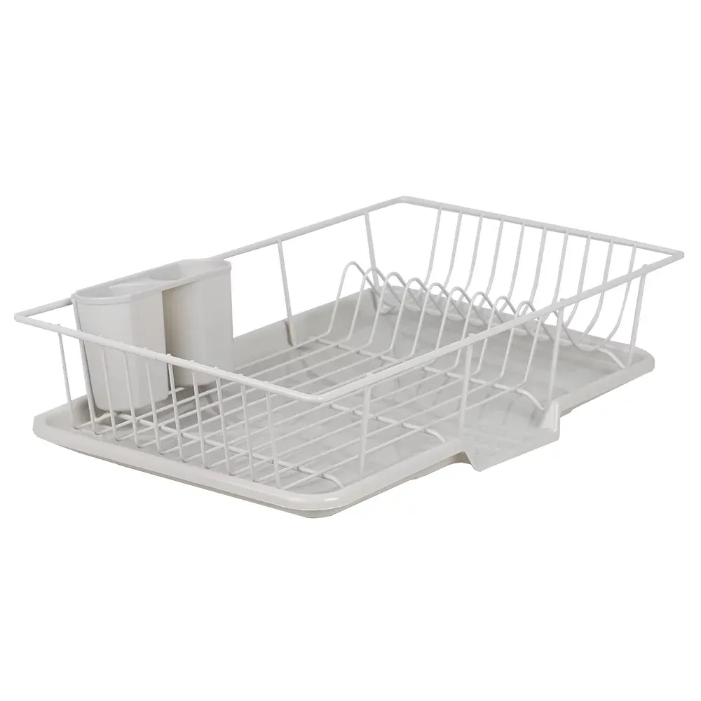 Home Basics 3 Piece Dish Drainer