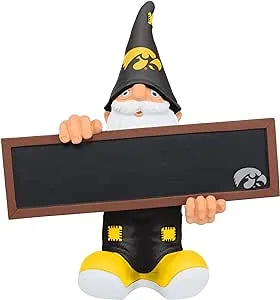 Iowa Hawkeyes NCAA Chalkboard Sign Gnome