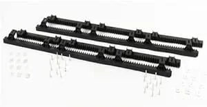 ALEKO 4NGRACK33 Nylon Gear Racks for Sliding Gate Opener Operator Set of 4 3.3 Foot Racks Total 13 Feet