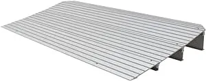 Silver Spring 3-1/4" High Aluminum Mobility Threshold Ramp for Wheelchairs, Scooters, and Power Chairs