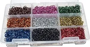 Jeweler Starter Kit JUMP RINGS Anodized Aluminum 5/32 18g American Chainmail