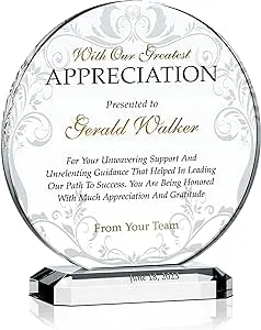 Thank You Boss Plaque