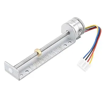 Linear Stepper Motor, SM1511 Micro Linear Screw Slider Stepper Motor 5V 2-Phase 4-Wire Pull Push Rod Actuator for Precision Instrument, Scanner