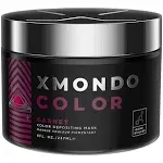 XMONDO Color Garnet Depositing Mask Semipermanent Burgundy Hair Dye Infused with Bond Booster Technology Hyaluronic Acid