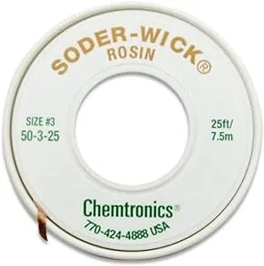 Chemtronics Desoldering Braid Soder Wick Rosin