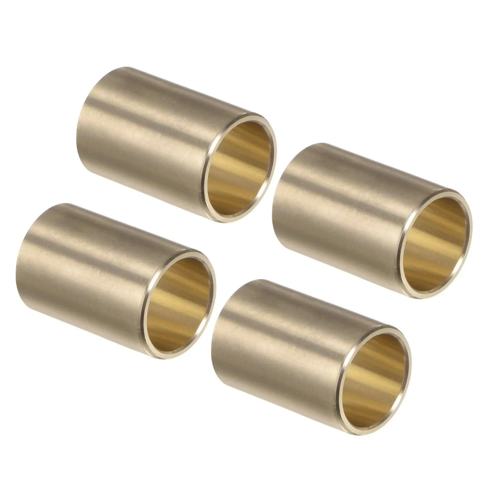 Uxcell 4pcs Sleeve Bearings 5/8" x 3/4" x 1-1/8" Wrapped Oilless Bushings Cast Brass | Harfington