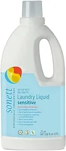 Sonett Organic Laundry Liquid Detergents, Sensitive (1 Count) For People With Allergies GMO Free Certified Organically Grown