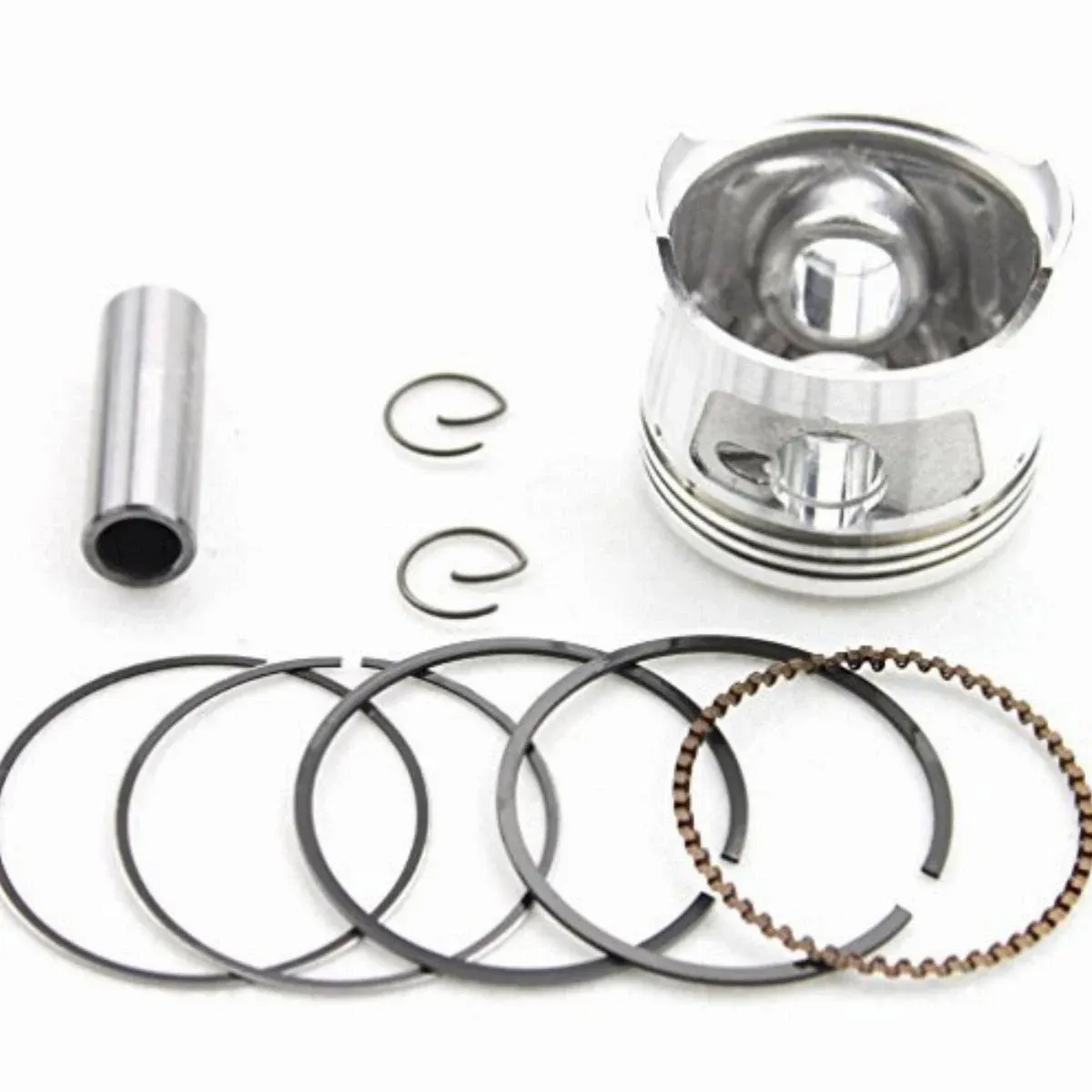 GOOFIT 47mm Piston Ring Kit for 70cc Horizontal Engine ATV Scooter