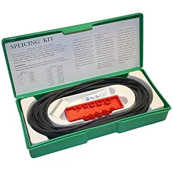 Buna-N O-Ring Splicing Kit, 70A Durometer, Black, Standard Sizes, 5 Pieces, 7 Feet Each