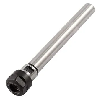 uxcell a15060800ux0208 C12-ER11A-100L Collet Chuck Holder Straight CNC Milling Extension Rod for CNC Lathe Milling Tool