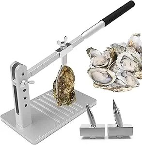 Adjustabl Oyster Openers w/ 2 Cut Head, Oyster Shuckers Tool, Stainless Steel