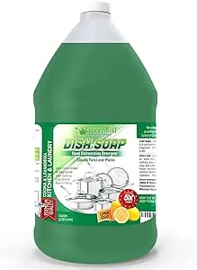 Dish Soap  Lemon Scent  Manual Pot &amp; Pan Professional Detergent Liquid Refill 