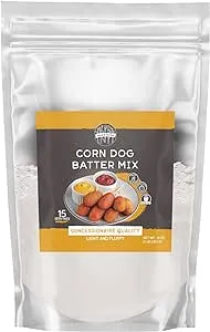 Birch & Meadow 1lb, Corn Dog Batter Mix, Fried Fair Food, Corn Dogs, Cheese Sticks