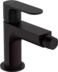 Hansgrohe Rebris S Contemporary 6-inch Tall Bidet Faucet in Matte Black, 72210671