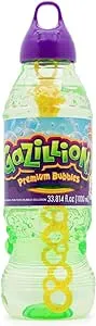 Gazillion Bubbles, Original Bubble Solution 1L - Create Bubbles with Premium Formula & 7-in-1 Bubble Wand - Non-Toxic & Safe