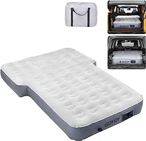 GOTIDY SUV Air Mattress Camping Bed Back Seat, 10inch Ultra Thick Inflatable Car Mattress SUV, Air Mattress for Ford Bronco 2021 2022 Toyota 4runner Jeep JK JKU JL JLU Unlimited 4 Door