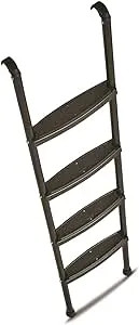 Stromberg Carlson Interior Bunk Ladder, KD, RV Bunk Ladder, Bunk Bed Ladder with Injection Molded Treads, Hooks and Mounting Hardware Included, can be Used as Dorm Loft Ladder - Black 66"