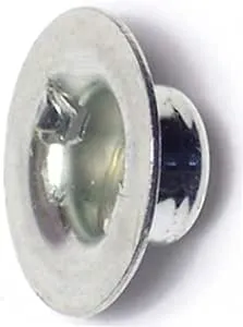 1/4" Zinc Plated Steel Washer Cap Push Nuts