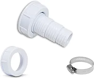 Sealproof Pool Hose Adapter Compatible with Intex Pool Pumps and other 1.25" and 1.5" Pump Hoses