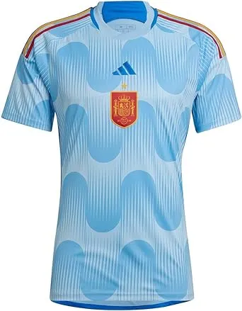 adidas Spain WC 2022 World Cup Away Jersey - Glow Blue