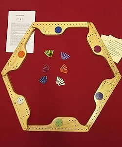 Pegs and Jokers 6 Player handcrafted board game