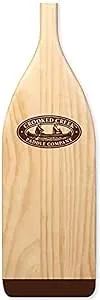 CROOKED CREEK 4-foot Wooden Boat Paddle - Features Multi-Ply Laminated Construction for Added Strength - Lightweight, Waterproof Finish (50431)