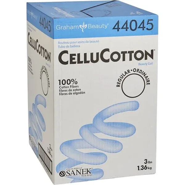 Graham Beauty Cellucotton, 44045, Hair Care Coil, Cotton, White, Shape