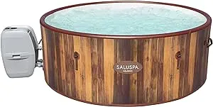 Bestway SaluSpa Helsinki Inflatable Hot Tub Spa (71" x 26") | Features 180 Bubble Jets | Fits Up to 5 Persons