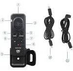 JJC SR-F2 Remote Commander Control for Sony Camera & Video A6300 RX100 II & III A7 A7R A7RII HX400