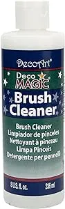 DecoArt DS3-9 DecoMagic Brush Cleaner, 8-Ounce, DecoMagic Brush Cleaner