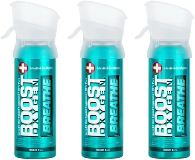 Boost Oxygen 95% Pure Oxygen - Pocket Size 3L Canister