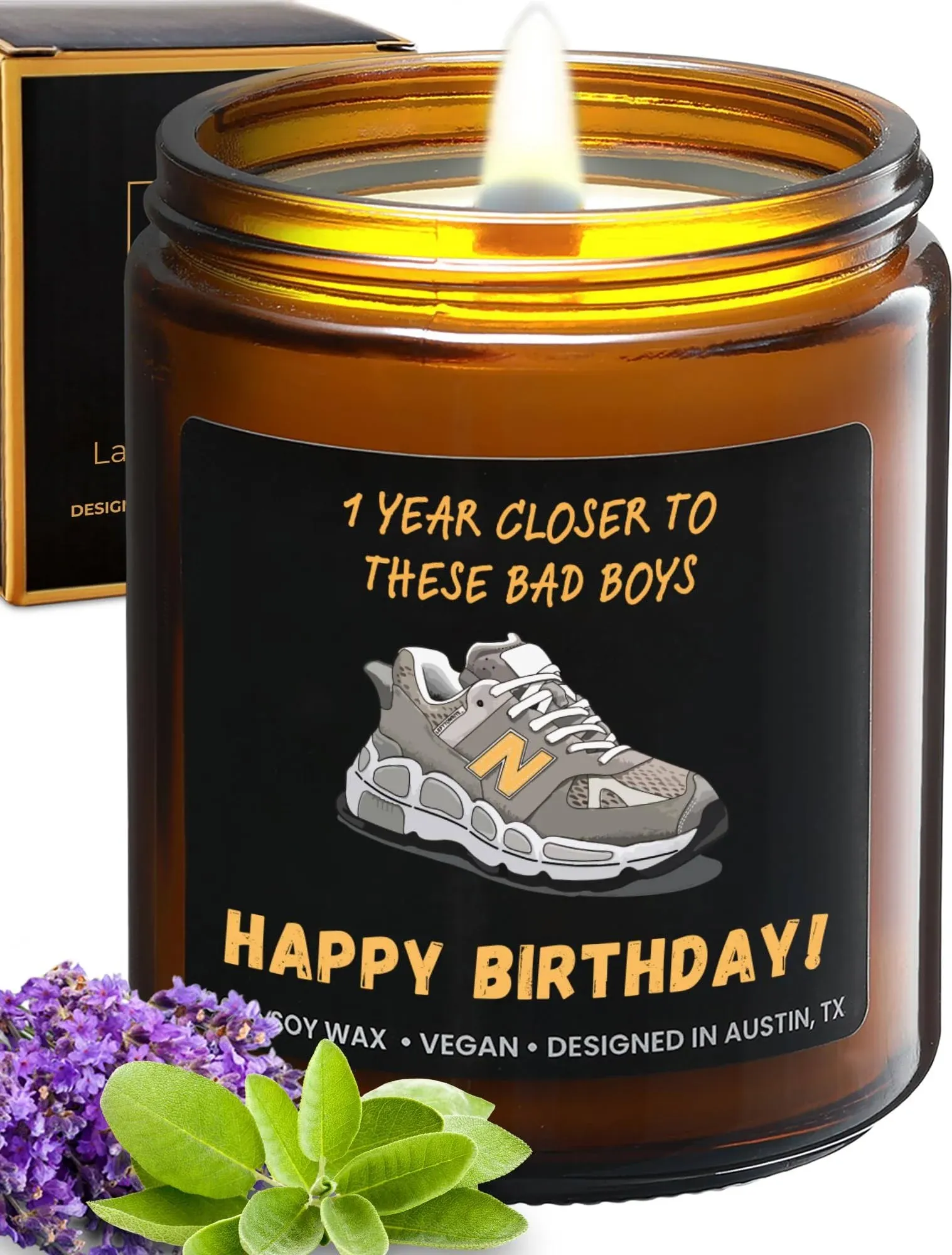 Funny Birthday Candle for Men, Dad Birthday Gift Ideas, Birthday Gifts for Dad, Husband, Uncle, Brother, Coworker, Boss, Grandpa, Father-in-Law, Stepdad, Gift-Ready Candle