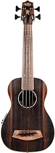 Kala Striped Ebony Acoustic-Electric U-Bass