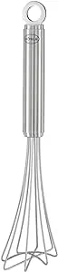 RÖSLE Gourmet Brush, Whisk with Robust Loops, Round Handle with Hanging Eyelet, 18/10 Stainless Steel, Dishwasher Safe, 27 cm