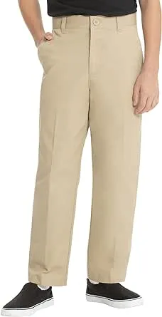 Classroom School Uniforms Big Boys Husky Flat Front Pant