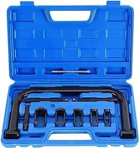 Valve Spring Compressor Pusher Automotive 5 Collet Sizes Engine Tool Set, 10pcs