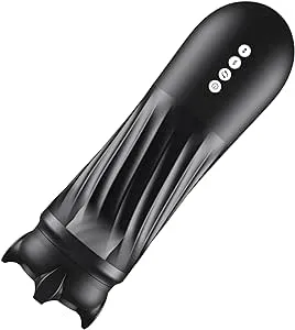 Tracy's Dog Automatic Male Masturbator, Adult Sex Toys for Men with 3 Twisting and 5 Thrusting Vibration Modes, Hands-Free Heating Male Vibrating Stroker for Men Guy Pleasure, Steelcan