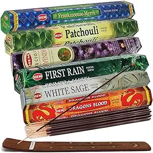 Hem 6 Popular Scents Incense Sticks Variety Pack