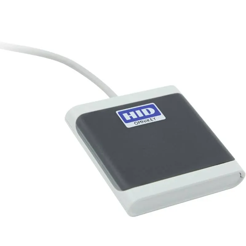 HID OMNIKEY 5025 CL Reader - Contactless - CableUSB 2.0 Light Gray