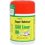 Super Solvitax Pure Cod Liver Oil Capsules 90 Tablets- Vitamin For Pets