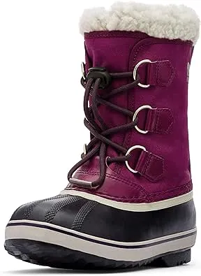 Sorel Black Nylon Youth Yoot Pac Boot