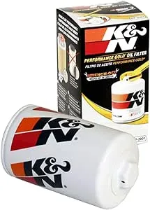 K&N Premium Oil Filter: Protects your Engine: Compatible with Select CHEVROLET/GMC/CADILLAC/BUICK Vehicle Models (See Product Description for Full List of Compatible Vehicles), HP-2001