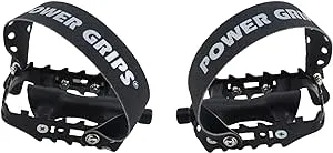 Power Grip Sport Pedals and Strap Set, Black - 1 pair