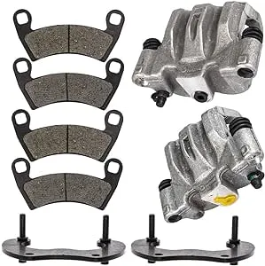 NICHE Rear Left Right Brake Caliper Pad Set for 2014-2019 Polaris Ranger Crew 900 RZR XP 4 1000 1912141 1912142