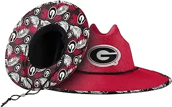 Georgia Bulldogs NCAA Team Color Straw Hat