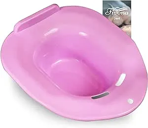 Fivona Yoni Steam Seat Over the Toilet for V Steaming and Sitz Bath Soak - Vaginal Steaming Tub - Basin for Hemorrhoids and Postpartum Care - Fits Most Toilet Shapes