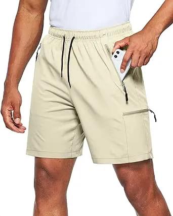 Viodia Men's Stretch Quick Dry Hiking Cargo Shorts