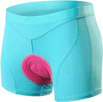 Lixada Women Bike Padded Shorts Cycling 3D Padded Underwear Bicycle Padding (S)