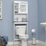 Over the Toilet Bathroom Storage, Space Saver, Sauder, White