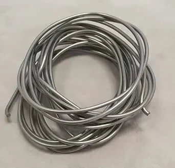 RotoMetals Zinc Wire .091 inch Diameter 10 Feet 99.9% min Made in USA